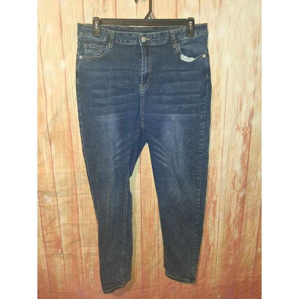 Shein Medium Denim Skinny Jeans Sz 2XL